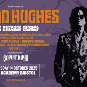 HRH Live - Glenn Hughes - O2 Academy Bristol, Tuesday 14th October 2025
