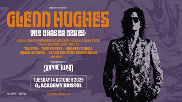 HRH Live - Glenn Hughes - O2 Academy Bristol, Tuesday 14th October 2025